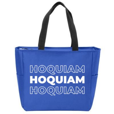 Us American City Usa Resident Washington Hoquiam Gift Zip Tote Bag