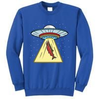 Ufo Abduction Coho Salmon Meaningful Gift Sweatshirt