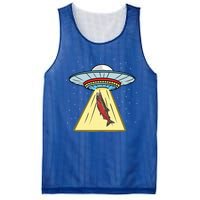 Ufo Abduction Coho Salmon Meaningful Gift Mesh Reversible Basketball Jersey Tank