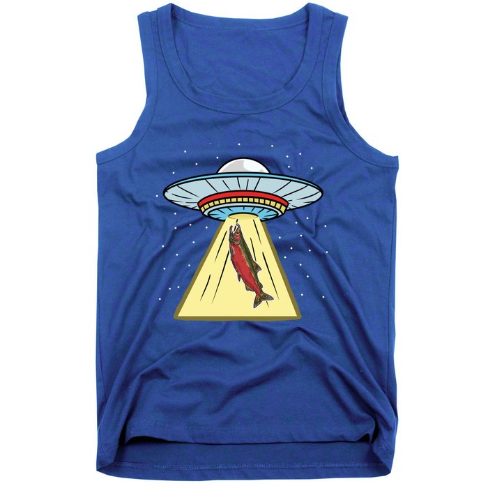 Ufo Abduction Coho Salmon Meaningful Gift Tank Top