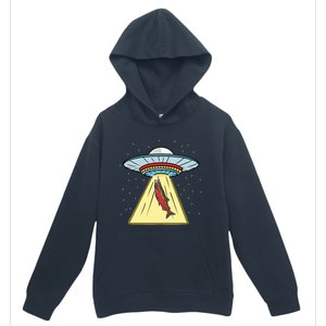 Ufo Abduction Coho Salmon Meaningful Gift Urban Pullover Hoodie