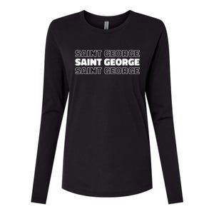 Us American City Resident Usa Utah Saint George Gift Womens Cotton Relaxed Long Sleeve T-Shirt