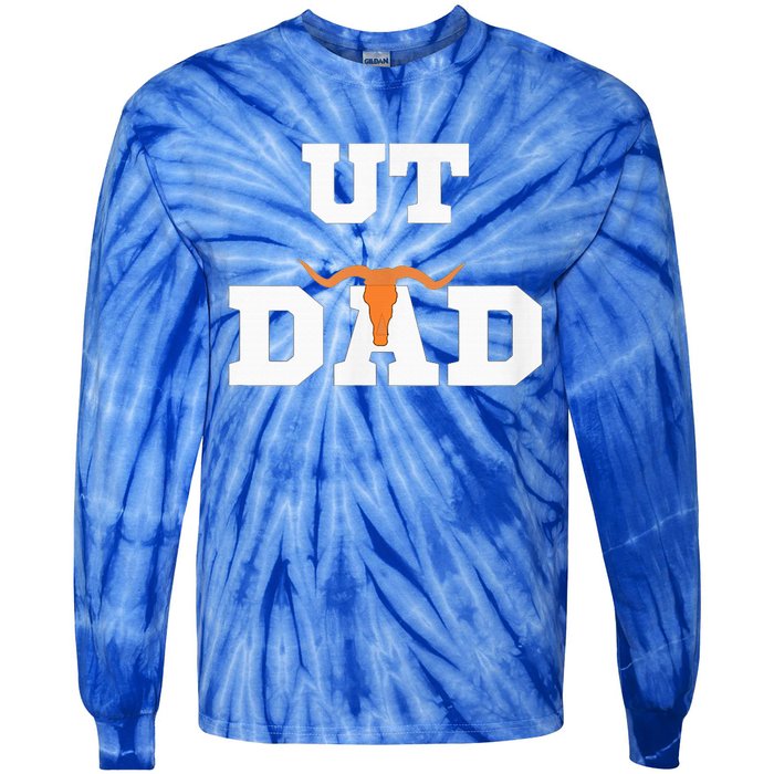 Ut Austin Dad Ut Austin Dad Tie-Dye Long Sleeve Shirt