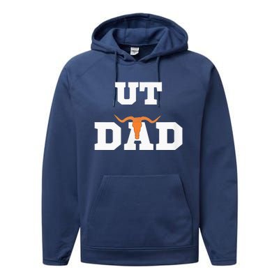 Ut Austin Dad Ut Austin Dad Performance Fleece Hoodie