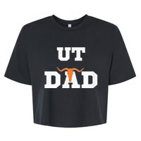 Ut Austin Dad Ut Austin Dad Bella+Canvas Jersey Crop Tee