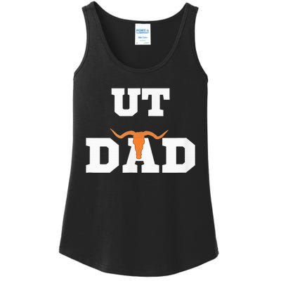 Ut Austin Dad Ut Austin Dad Ladies Essential Tank