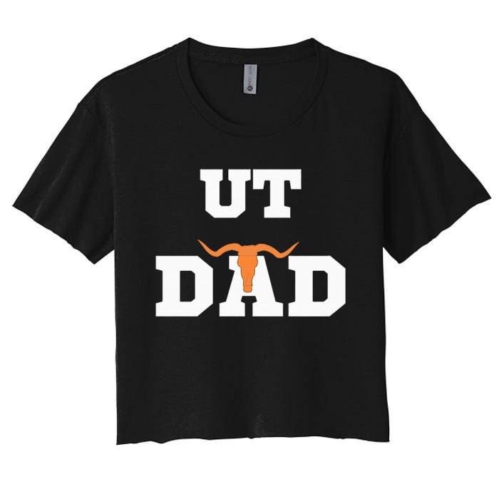 Ut Austin Dad Women's Crop Top Tee