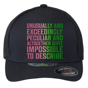 Unusually And Exceedingly Peculiar Pin.K And Green Flexfit Unipanel Trucker Cap