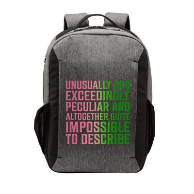 Unusually And Exceedingly Peculiar Pin.K And Green Vector Backpack