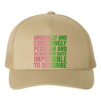 Unusually And Exceedingly Peculiar Pin.K And Green Yupoong Adult 5-Panel Trucker Hat