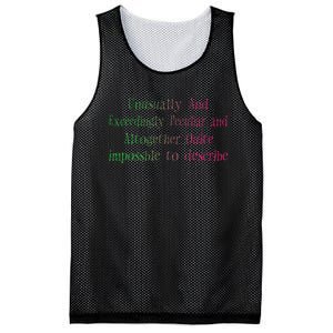 Unusually And Exceedingly Peculiar And Altogether Quite Mesh Reversible Basketball Jersey Tank