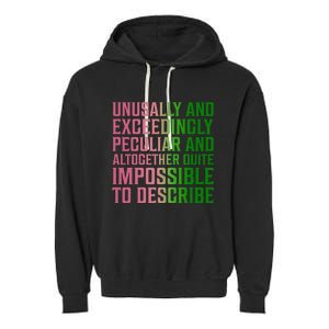 Unusually And Exceedingly Peculiar Garment-Dyed Fleece Hoodie