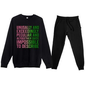 Unusually And Exceedingly Peculiar Premium Crewneck Sweatsuit Set