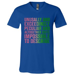 Unusually And Exceedingly Peculiar V-Neck T-Shirt