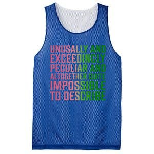 Unusually And Exceedingly Peculiar Mesh Reversible Basketball Jersey Tank