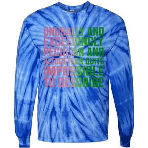 Unusually And Exceedingly Peculiar Tie-Dye Long Sleeve Shirt