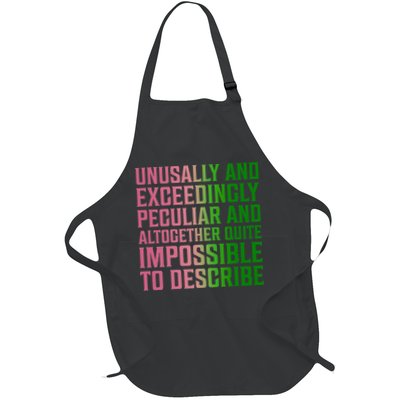 Unusually And Exceedingly Peculiar Full-Length Apron With Pockets
