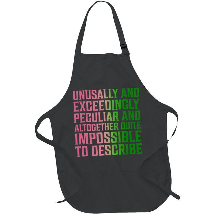 Unusually And Exceedingly Peculiar Full-Length Apron With Pockets