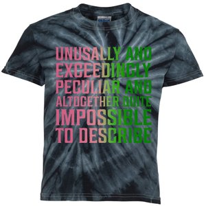 Unusually And Exceedingly Peculiar Kids Tie-Dye T-Shirt