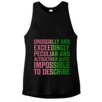 Unusually And Exceedingly Peculiar Ladies PosiCharge Tri-Blend Wicking Tank