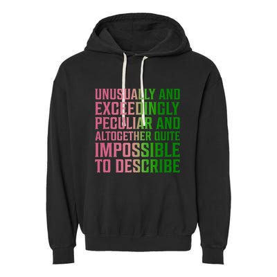 Unusually And Exceedingly Peculiar Garment-Dyed Fleece Hoodie