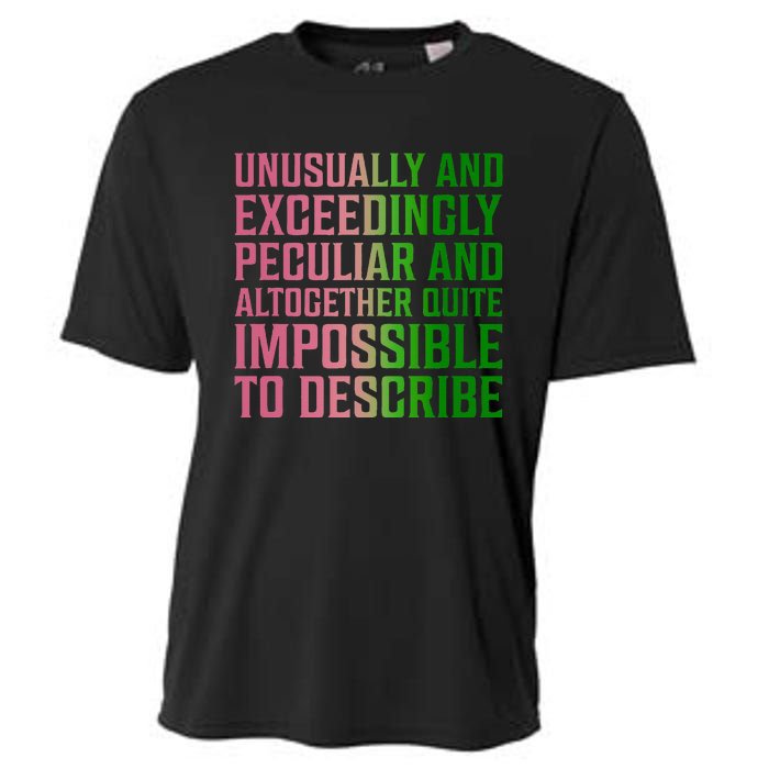 Unusually And Exceedingly Peculiar Cooling Performance Crew T-Shirt