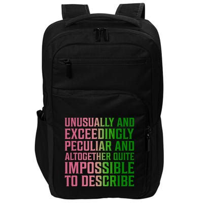 Unusually And Exceedingly Peculiar Impact Tech Backpack
