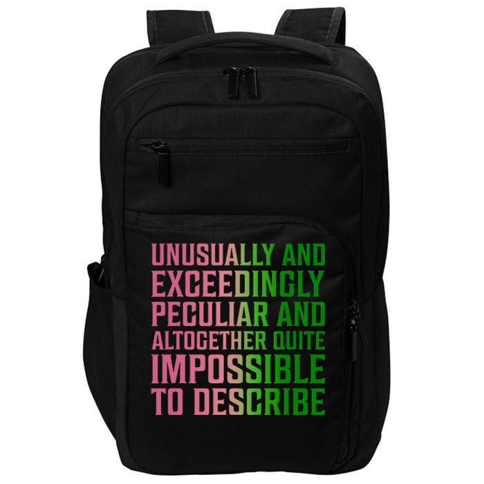 Unusually And Exceedingly Peculiar Impact Tech Backpack