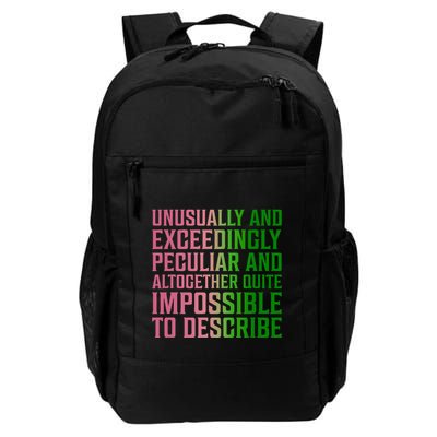 Unusually And Exceedingly Peculiar Backpack