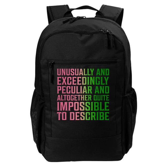 Unusually And Exceedingly Peculiar Daily Commute Backpack