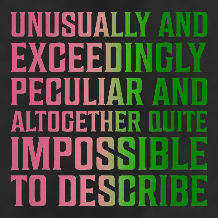 Unusually And Exceedingly Peculiar Premium Pullover Hoodie