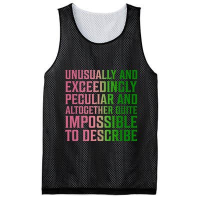 Unusually And Exceedingly Peculiar Mesh Reversible Basketball Jersey Tank
