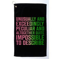 Unusually And Exceedingly Peculiar Golf Towel
