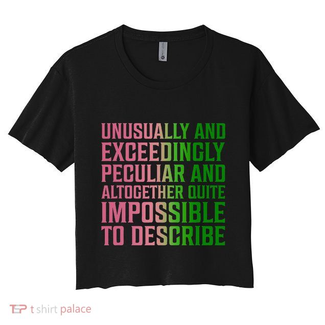 Unusually And Exceedingly Peculiar Crop Top