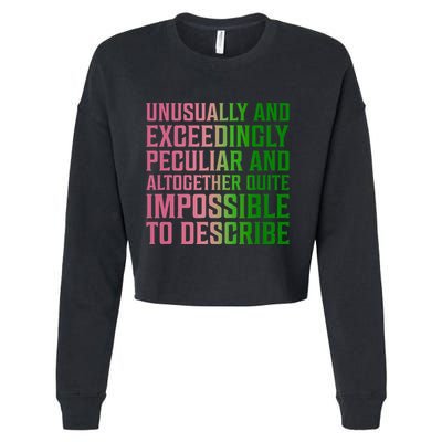 Unusually And Exceedingly Peculiar Cropped Pullover Crew