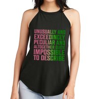Unusually And Exceedingly Peculiar Women's Perfect Tri Rocker Tank