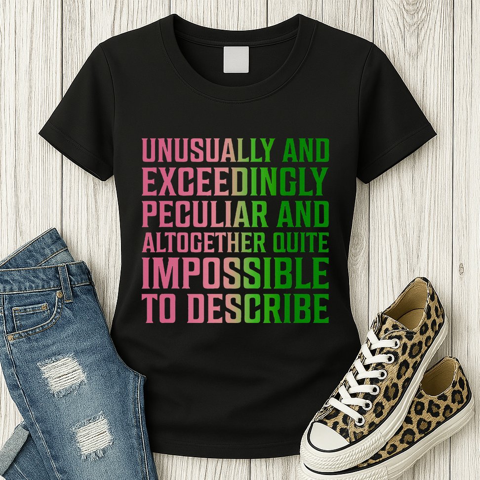 Unusually And Exceedingly Peculiar Womens T-Shirt