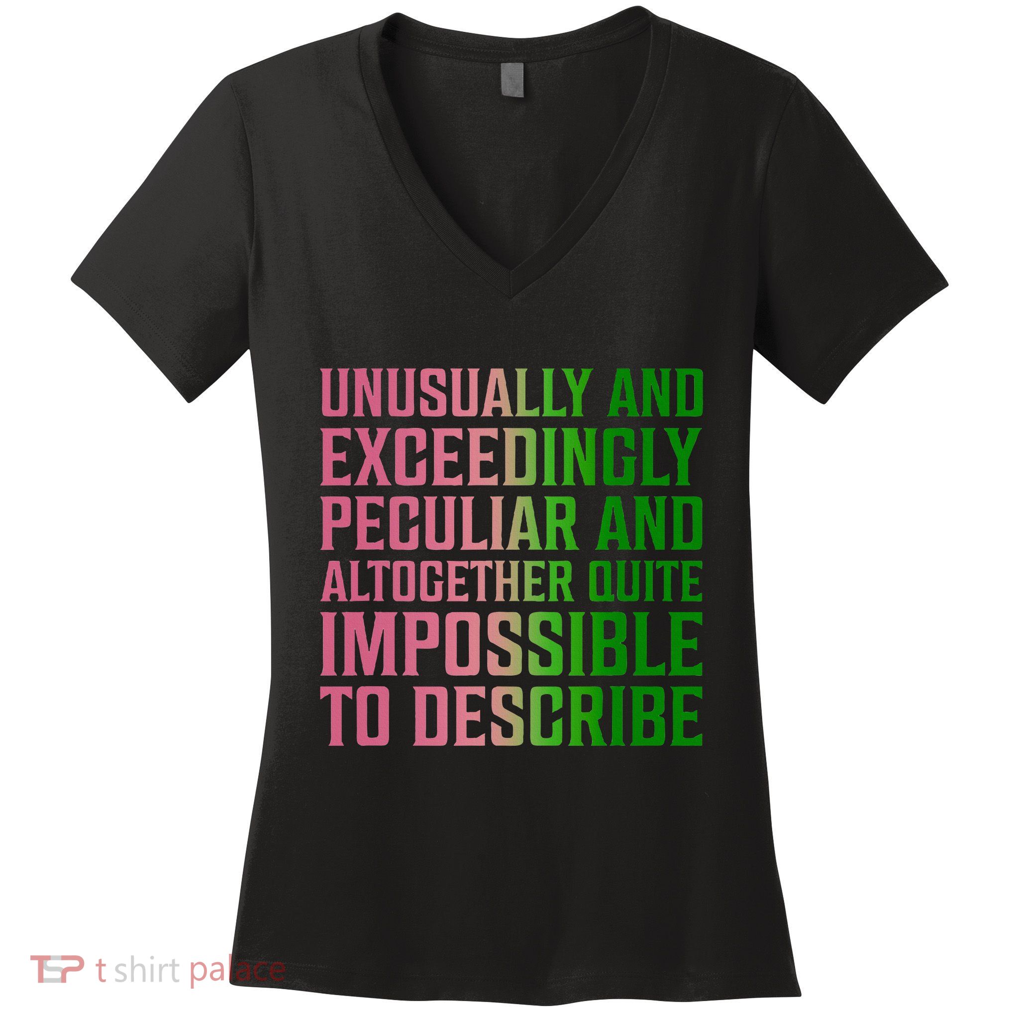 Unusually And Exceedingly Peculiar Women's V-Neck T-Shirt