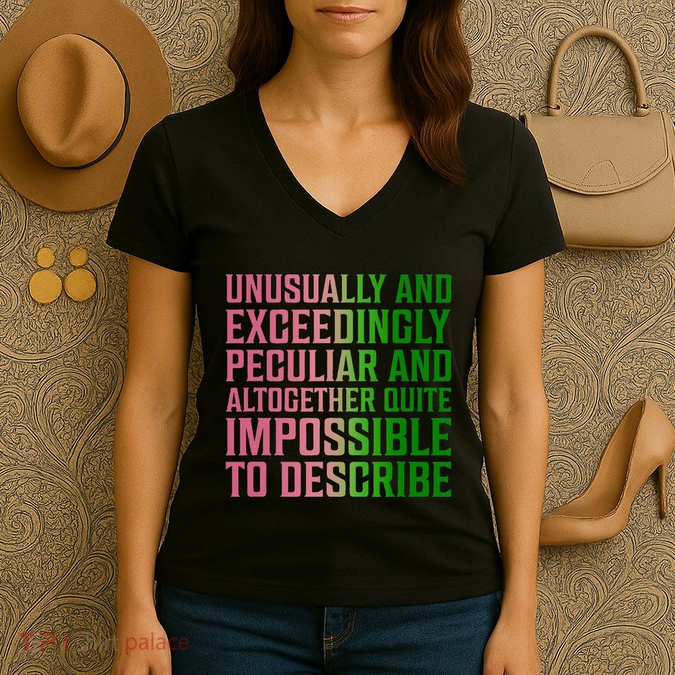 Unusually And Exceedingly Peculiar Women's V-Neck T-Shirt