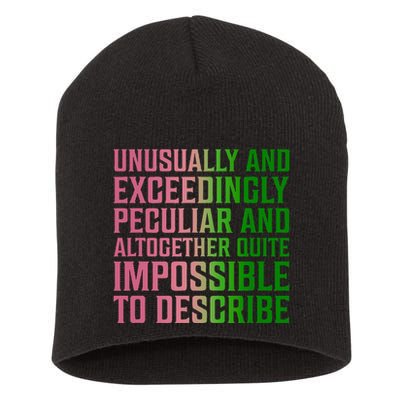Unusually And Exceedingly Peculiar Short Acrylic Beanie