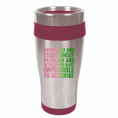 Unusually And Exceedingly Peculiar 16oz Travel Tumbler