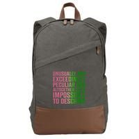 Unusually And Exceedingly Peculiar Cotton Canvas Backpack