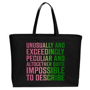 Unusually And Exceedingly Peculiar Cotton Canvas Jumbo Tote