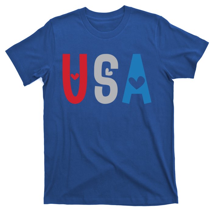 Usa America Est 1776 Patriotic 4th Of July Veteran Gift T-Shirt