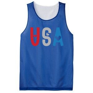 Usa America Est 1776 Patriotic 4th Of July Veteran Gift Mesh Reversible Basketball Jersey Tank