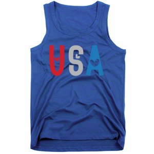 Usa America Est 1776 Patriotic 4th Of July Veteran Gift Tank Top