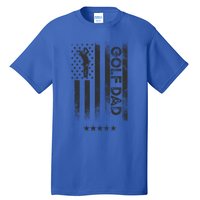 Usa American Flag Golf Dad Funny Gift Tall T-Shirt