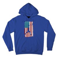 Us American Flag Basketball Patriotic Athlete Print Gift Hoodie