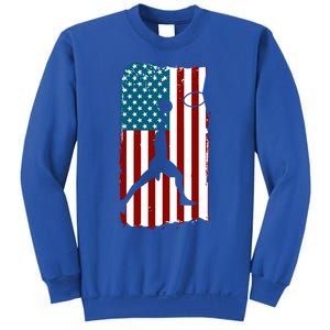 Us American Flag Basketball Patriotic Athlete Print Gift Sweatshirt