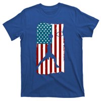 Us American Flag Basketball Patriotic Athlete Print Gift T-Shirt